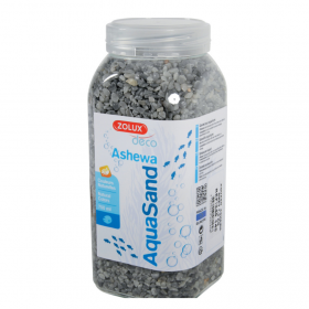 Декоративен пясък за аквариум Zolux Aquasand Ashera Grey 750 мл - сив цвят